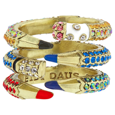 HEIDI DAUS®"First Draft" Enamel Crystal Pencil Ring