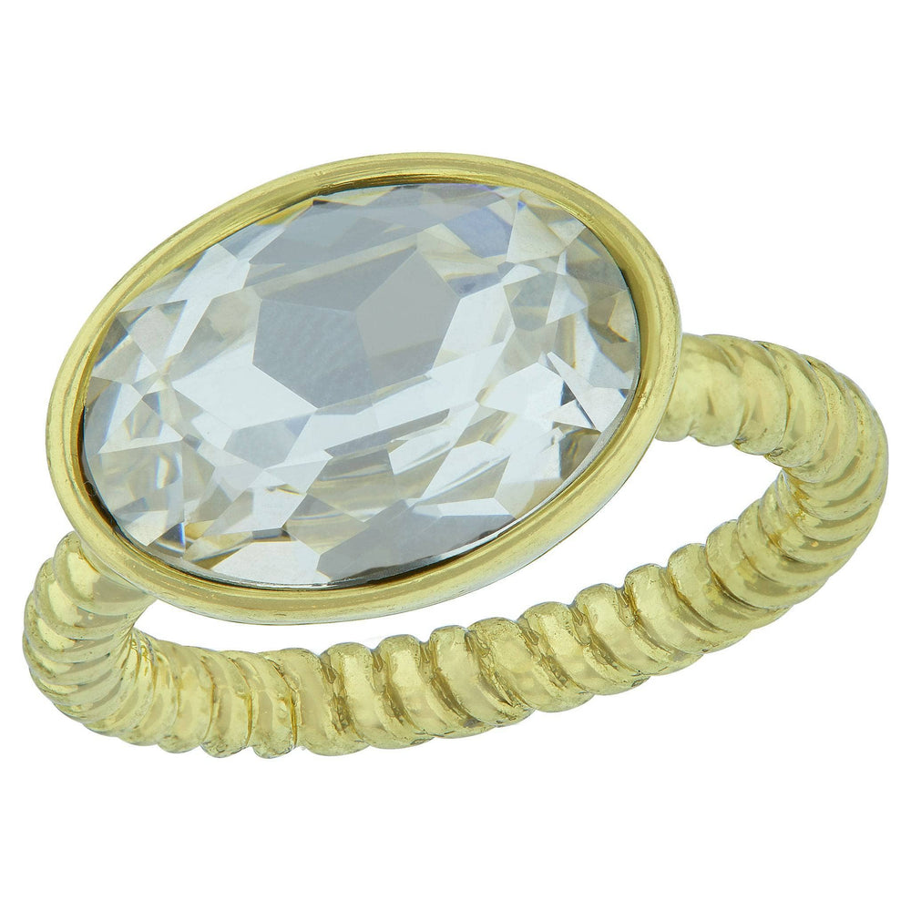 Heidi Daus®"Ring It Up" Crystal Oval Ring HEIDI DAUS®