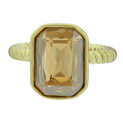 Heidi Daus®"Ring It Up" Crystal Rectangle Ring