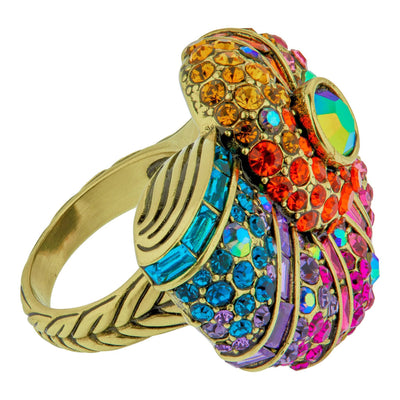 HEIDI DAUS®"Down By The Sea" Crystal Shell Ring