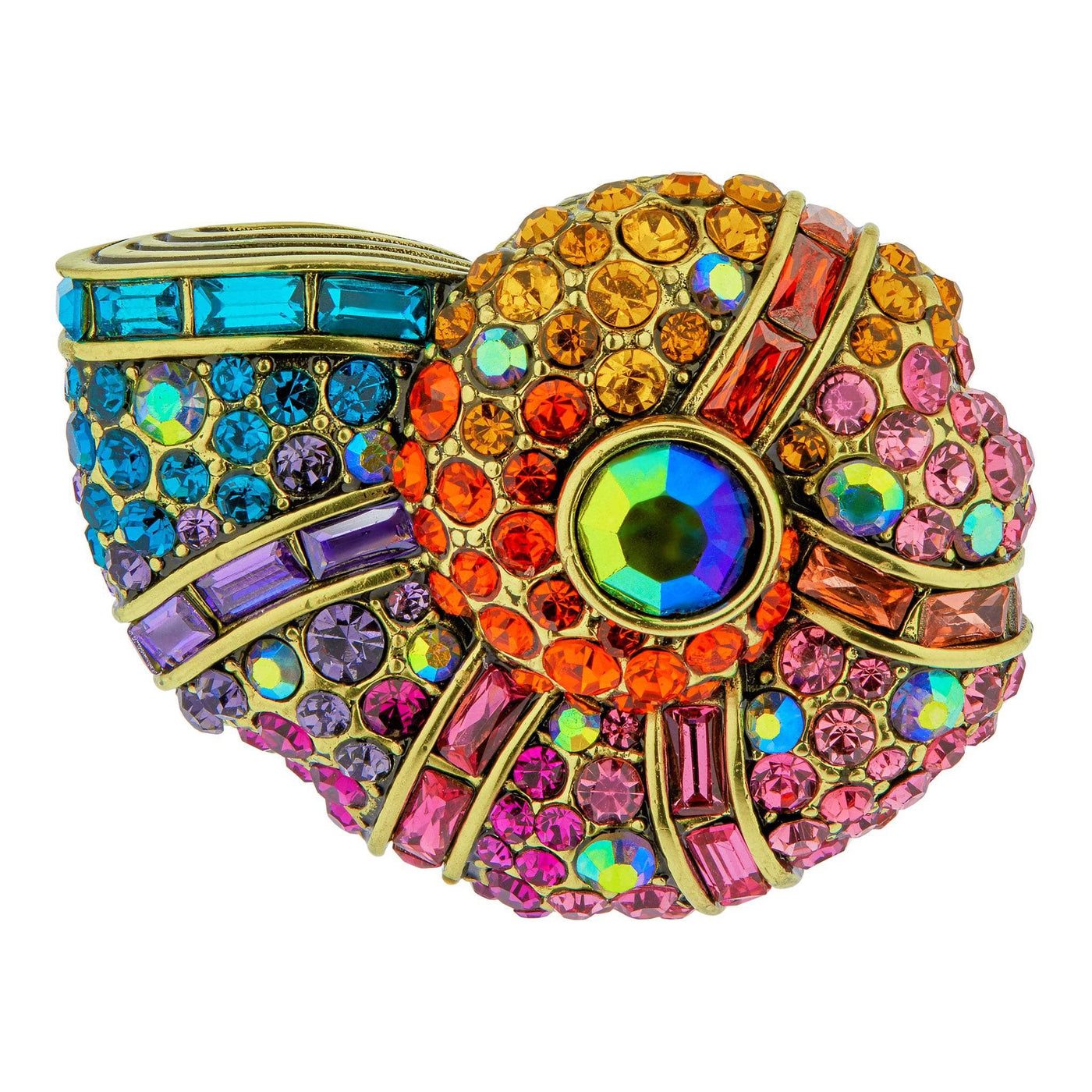HEIDI DAUS®"Down By The Sea" Crystal Shell Ring