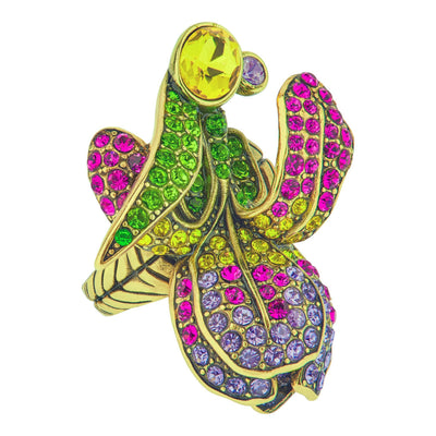 HEIDI DAUS®"Early Bloomer" Crystal Flower  Ring