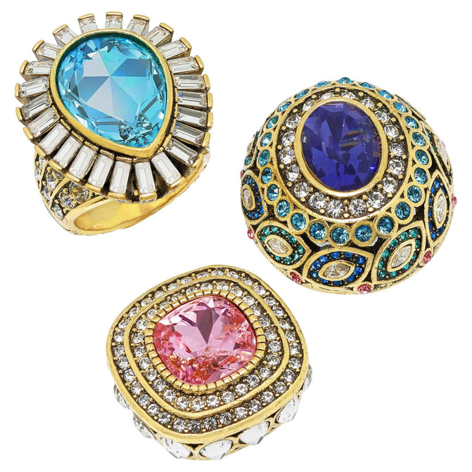 Heidi Daus® "Enchante" Crystal Magnetic Interchangeable Ring Set HEIDI DAUS®