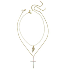Heidi Daus®"Angelic Trilogy" Beaded Crystal Necklace & Earrings Set HEIDI DAUS®