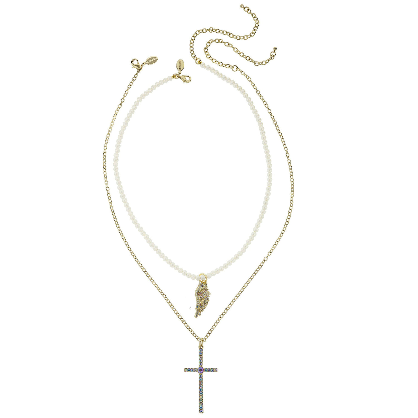 Heidi Daus®"Angelic Trilogy" Beaded Crystal Necklace & Earrings Set
