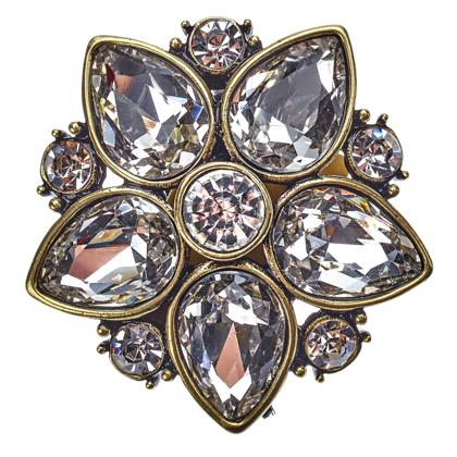 HEIDI DAUSÃ‚® "Fantasy in Florals" Crystal Floral Pin - Heidi Daus®