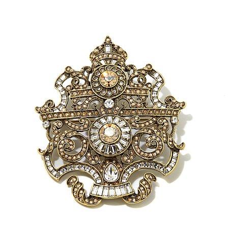 "Gateway To Your Heart" Crystal Deco Pin - Heidi Daus®