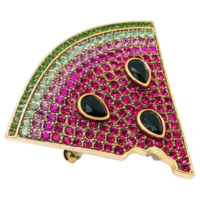 "Sweet Slice" Crystal Melon Pin - Heidi Daus®
