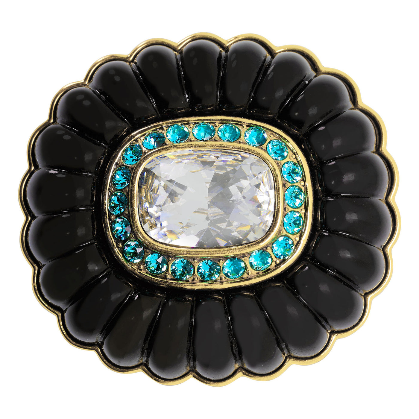 HEIDI DAUS® "Posh Petals" Resin Crystal Floral Pin - Heidi Daus®