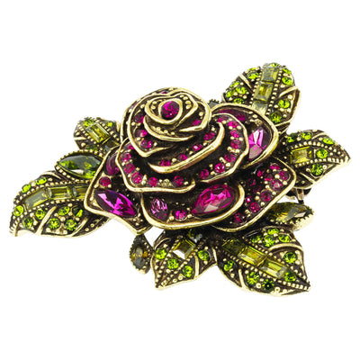"Showered With Flowers" Crystal Pin & Earring Set - Heidi Daus®