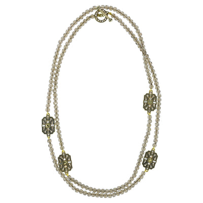 HEIDI DAUS® "Deco Trilogy" Crystal Beaded Toggle Necklace - Heidi Daus®