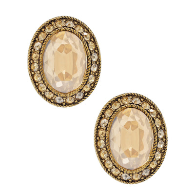 HEIDI DAUS® "Dazzling Delight" Crystal Button Earrings - Heidi Daus®