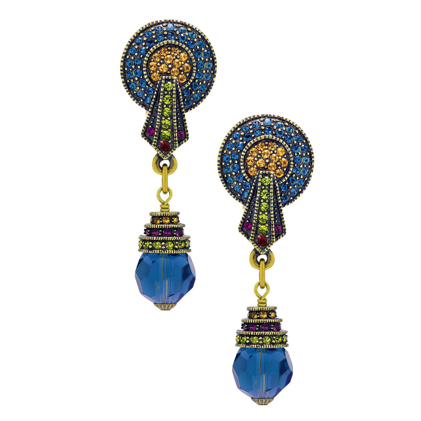 "Sparkling Opulence" Beaded Crystal Dangle Earring - Heidi Daus®