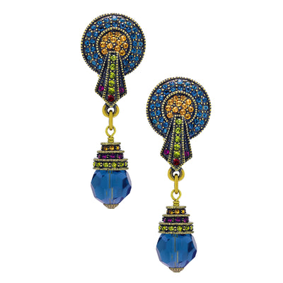 "Sparkling Opulence" Beaded Crystal Dangle Earring - Heidi Daus®