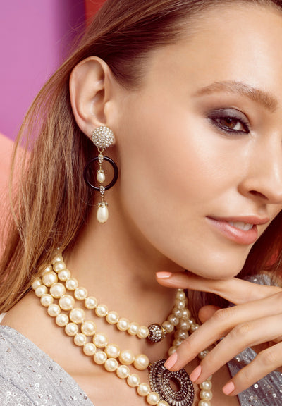 HEIDI DAUS® "Triple Threat" Beaded Crystal Drop Earring - Heidi Daus®