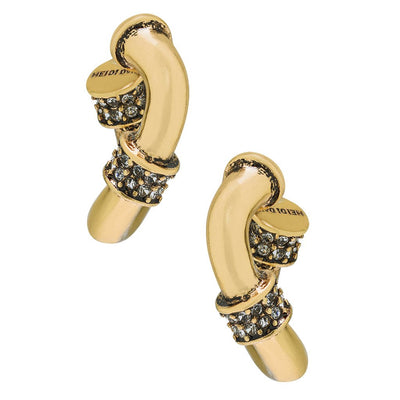 "Chain Link" Crystal Basic Hoop Earring - Heidi Daus®