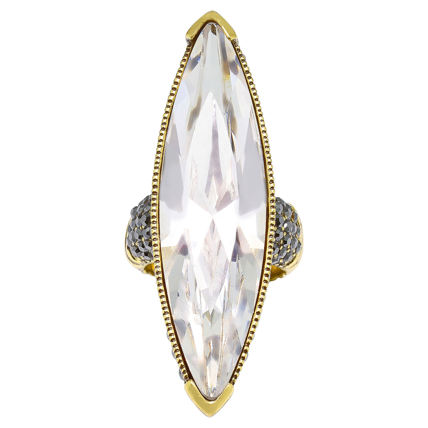 HEIDI DAUS®"Fabulous Feng Shui" Crystal Crystal Oversized Ring - Heidi Daus®