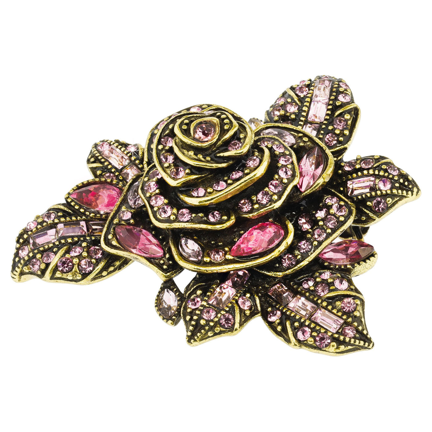 "Showered With Flowers" Crystal Pin & Earring Set - Heidi Daus®