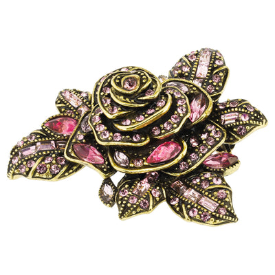 "Showered With Flowers" Crystal Pin & Earring Set - Heidi Daus®