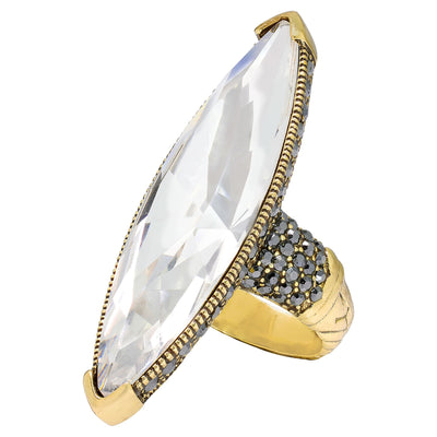 HEIDI DAUS®"Fabulous Feng Shui" Crystal Crystal Oversized Ring - Heidi Daus®