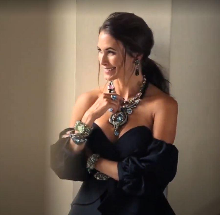 Heidi Daus® "Draped In Deco" Enamel & Crystal Deco Necklace - Heidi Daus®