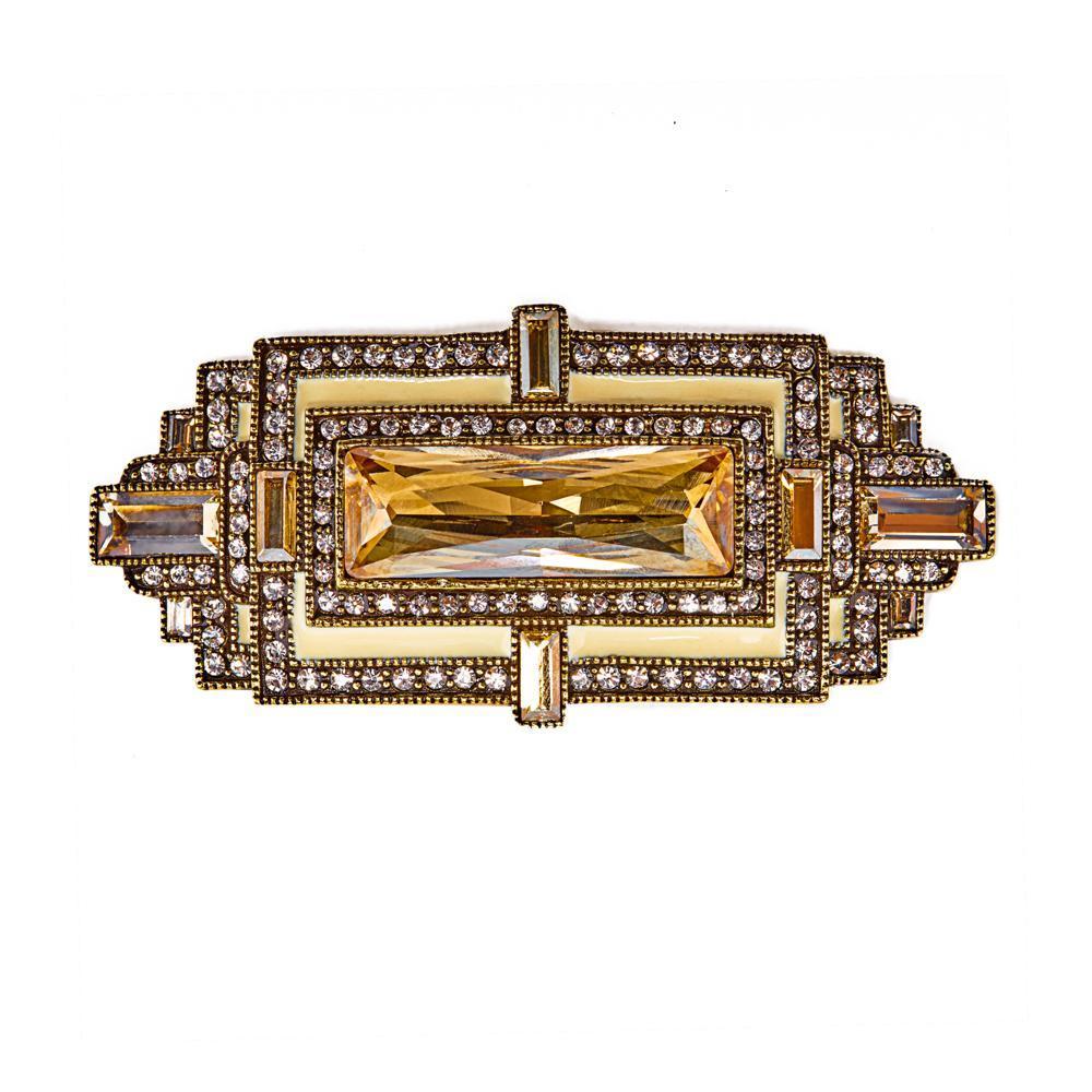 "Gothem Style" Crystal Deco Pin - Heidi Daus®