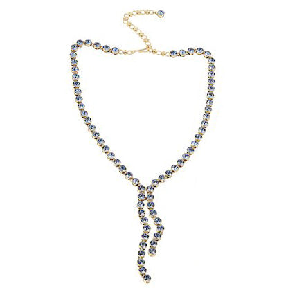 HEIDI DAUS®"On Line" Crystal Shape Necklace