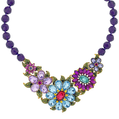 "Glorious Garden" Crystal Floral Necklace - Heidi Daus®