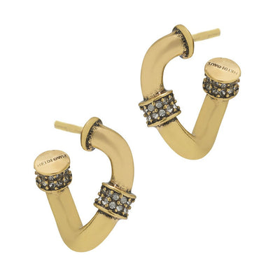 "Chain Link" Crystal Basic Hoop Earring - Heidi Daus®