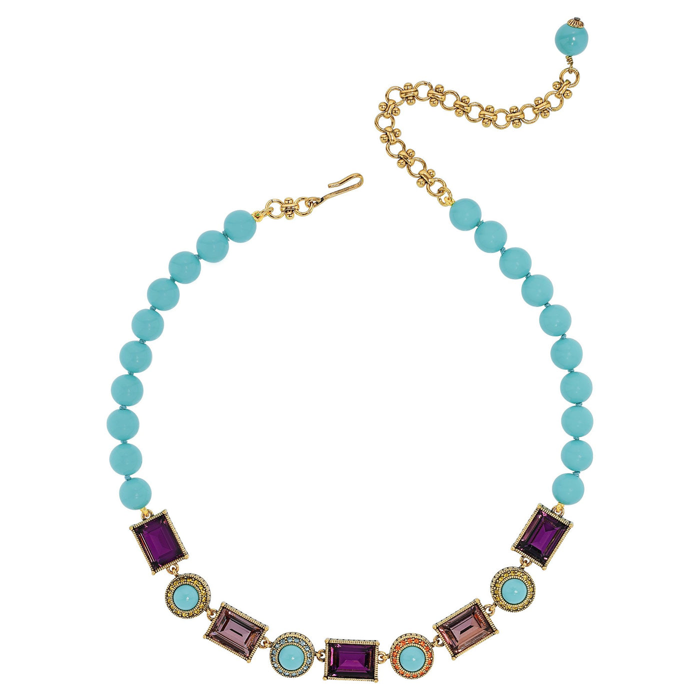 "Sparkling Solution" Beaded Crystal Deco Necklace - Heidi Daus®
