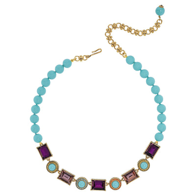 "Sparkling Solution" Beaded Crystal Deco Necklace - Heidi Daus®
