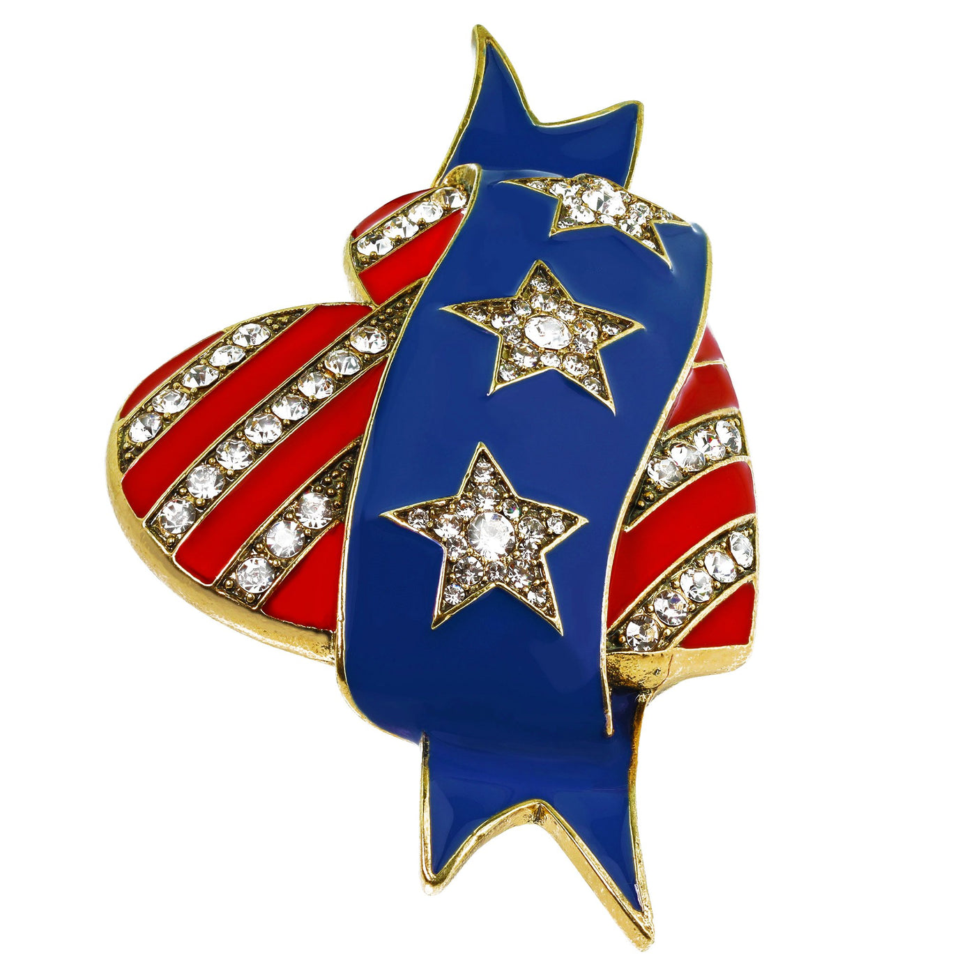 "Dedicated Dazzle" Enamel Crystal Pin - Heidi Daus®