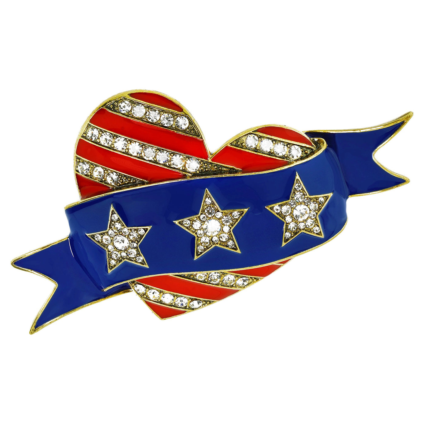 "Dedicated Dazzle" Enamel Crystal Pin - Heidi Daus®