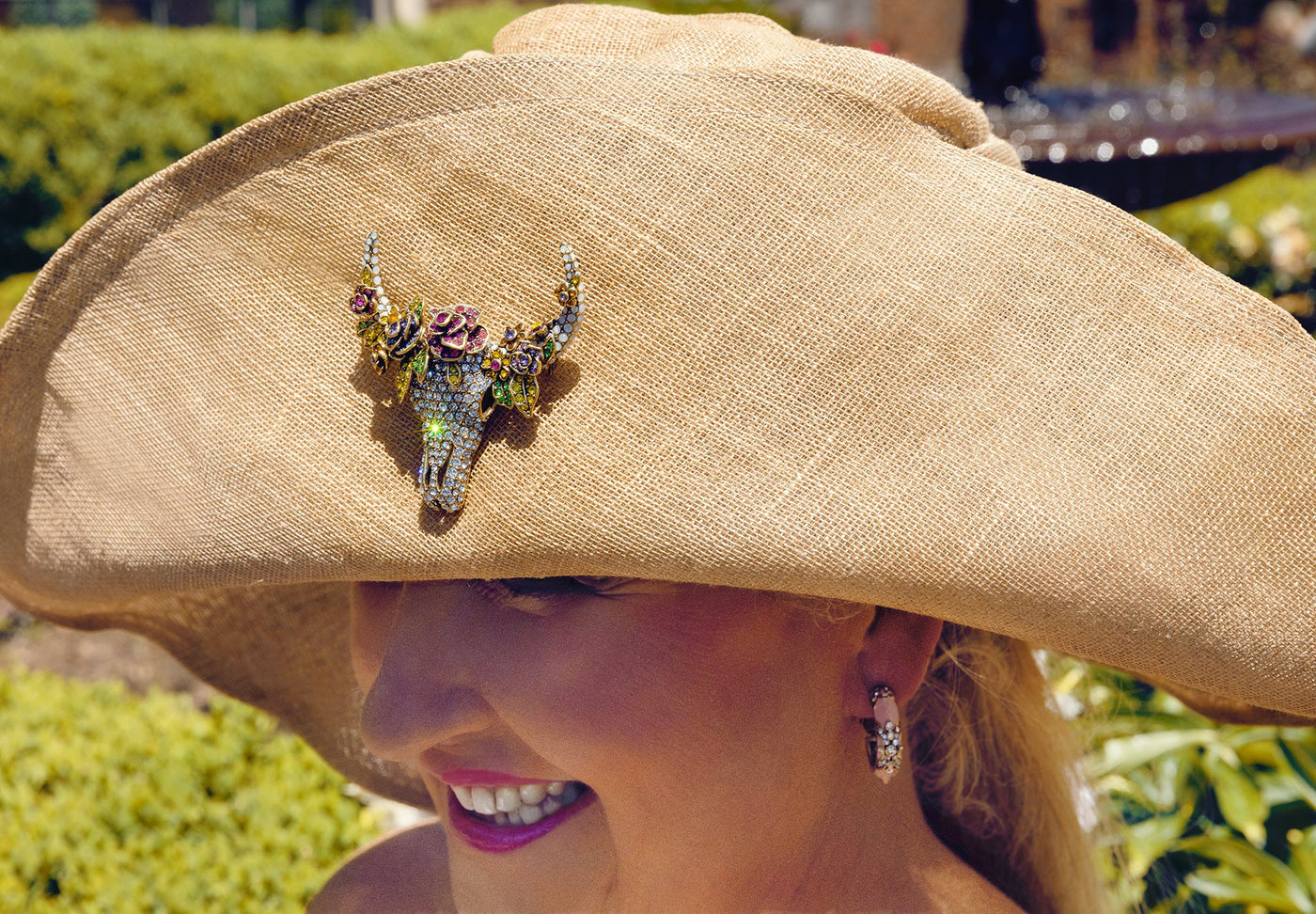HEIDI DAUS®"Western Whimsy" Crystal Longhorn Pin - Heidi Daus®