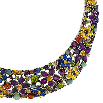 "Fantasy in Floral" Crystal Floral Necklace - Heidi Daus®