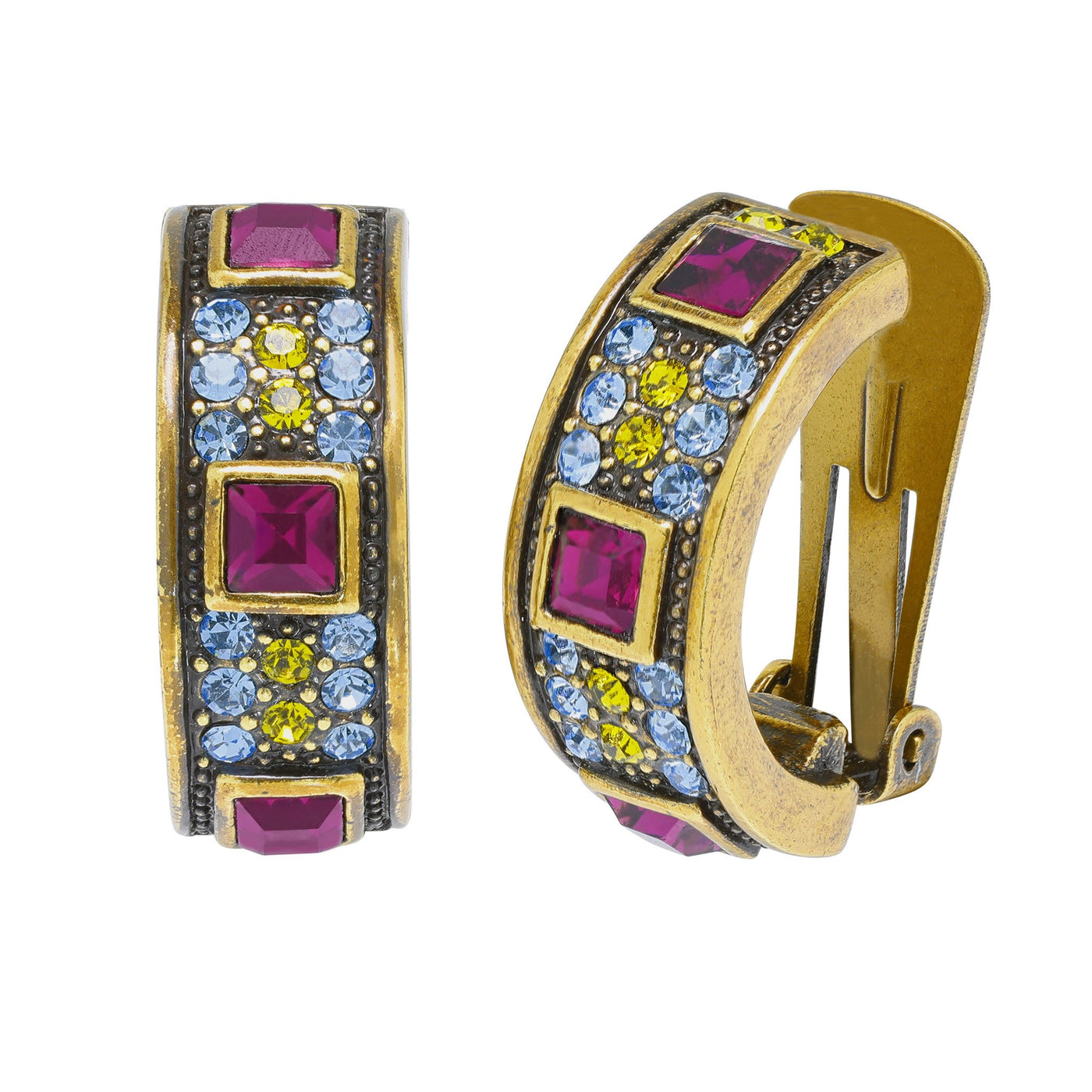 "Sophistication" Crystal Half Hoop Earring - Heidi Daus®
