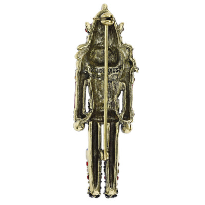 HEIDI DAUS® "Heidi's Nutcracker" Enamel Crystal Nutcracker Pin - Heidi Daus®