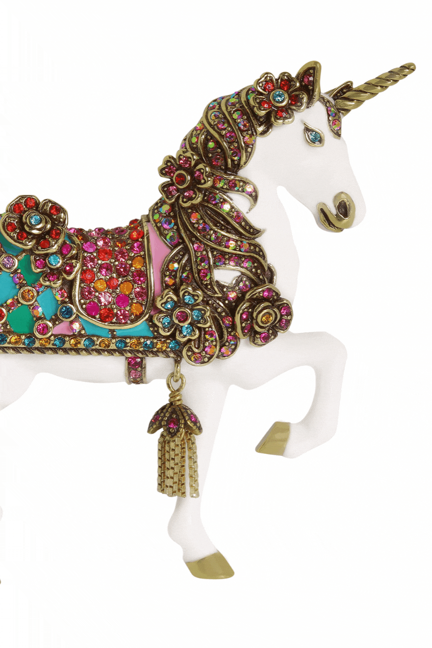 HEIDI DAUS® "Unicorn Queen" Enamel Crystal Unicorn Pin - Heidi Daus®