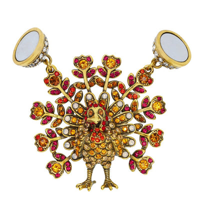 HEIDI DAUS® "Tom Turkey" Crystal November Turkey Charm - Heidi Daus®