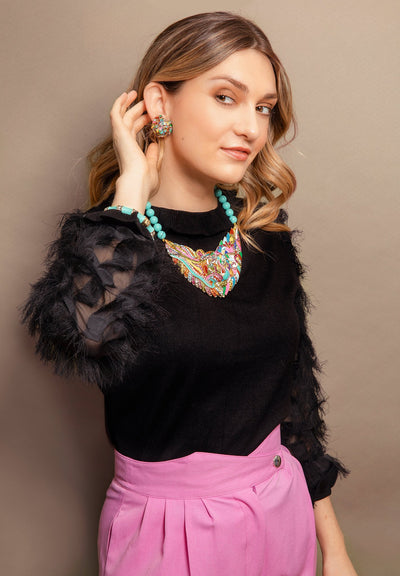 HEIDI DAUS® "Creative Camouflage" Enamel & Crystal Tiger Earrings - Heidi Daus®